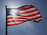 800px US Flag Backlit